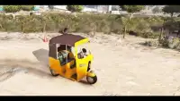 Modern Auto Rickshaw Driver 3D Parking New Games Screen Shot 1