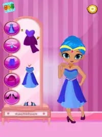 shimmer princess Dress up game Screen Shot 1