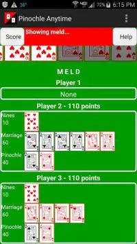 Pinochle Anytime Free Trial Screen Shot 8