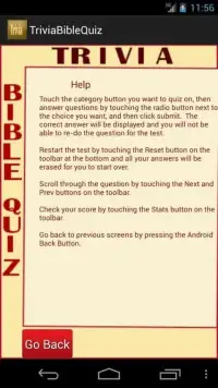 Trivia Bible Quiz Screen Shot 6
