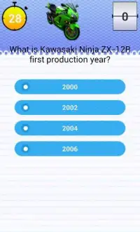 Quiz for Kawasaki ZX-12R Fans Screen Shot 0