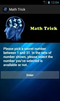 Math Trick Screen Shot 2