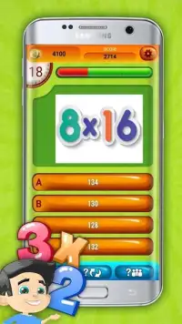Fun Multiplication Quiz Game Screen Shot 3