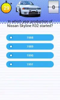 Quiz for Skyline R32 Fans Screen Shot 1