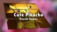 Cute Pikachu Puzzle Screen Shot 1