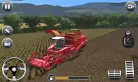 Farming Simulator - Big Tractor Farmer Driving 3D Screen Shot 1