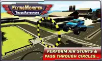 Flying Monster Truck Driving Screen Shot 3
