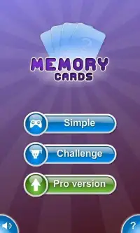 Memory Cards Screen Shot 0
