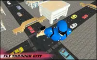 Flying Superhero: City Battle Screen Shot 7