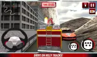 Up Hill Fire Truck Rescue Sim Screen Shot 4