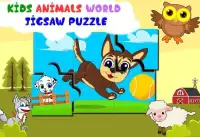 Paw Kids Animals World Jigsaw Puzzles - Little Bee Screen Shot 4