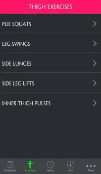 30 Day Thigh Slim Challenge Screen Shot 0