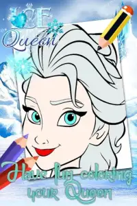 Coloring Guide For Ice Queen Screen Shot 0