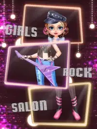 Rock Girl's Salon: Girls Games Screen Shot 0