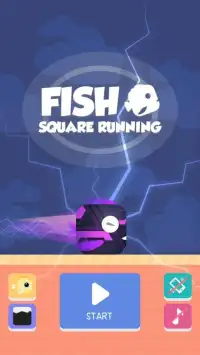 Square Fish Running Screen Shot 4