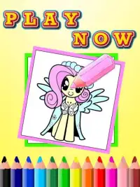 Coloring Book Butterfly Poni Screen Shot 0