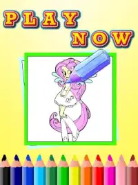 Coloring Book Butterfly Poni Screen Shot 1