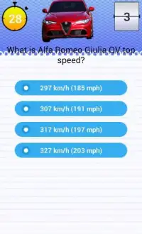 Quiz for Alfa Giulia QV Fans Screen Shot 0