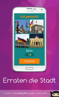 Erraten Stadt Deutschland Quiz Screen Shot 8