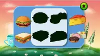 sound puzzle food 4 kids games Screen Shot 0
