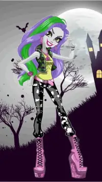 Monsters Girls Style Fashion Dress Up Game Screen Shot 3