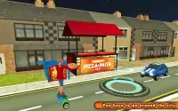 Hoverboard Pizza Delivery Surfer 3d Screen Shot 6