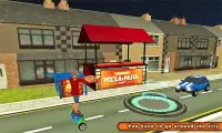Hoverboard Pizza Delivery Surfer 3d Screen Shot 12