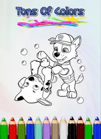 How To Color Paw Patrol Game Screen Shot 2