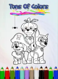 How To Color Paw Patrol Game Screen Shot 3