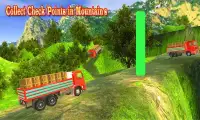 Monster Cargo Truck Offroad Driving Game Screen Shot 1