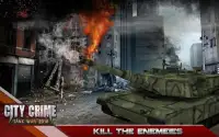 Kota Kejahatan Tank Prajurit Screen Shot 2