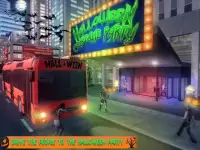 Scary Halloween Party: tourist bus simulator 2017 Screen Shot 3