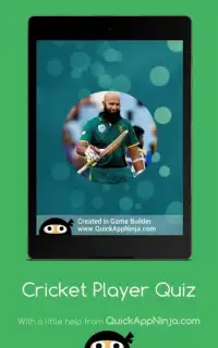 Cricket Player Quiz Screen Shot 2