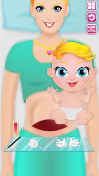 Caesarean Surgery Baby Birth Hospital Doctor Game Screen Shot 0
