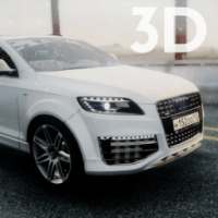 Q7 Driving Audi Winter 3D