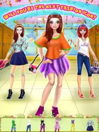 High School Fashion Girl - Dress Up Game Screen Shot 3