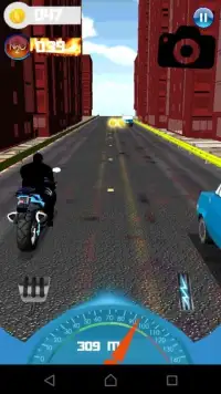 Police Moto Bike Racing 3D Screen Shot 3
