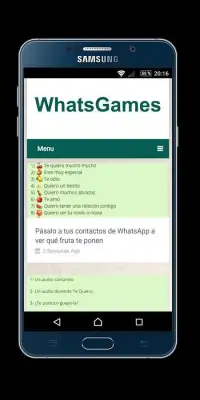 Games for whatsapp Screen Shot 2