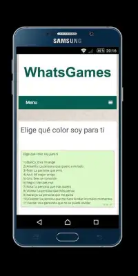 Games for whatsapp Screen Shot 0