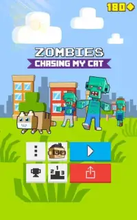 Zombies Chasing My Cat Screen Shot 8