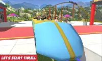 Роликовые Coaster Sim Fun Park Screen Shot 11