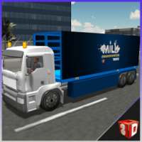 दूध ट्रांसपोर्टर यूरो ट्रक