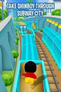 Shin Subway Adventure: Endless Run Race Game Screen Shot 3