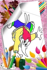 Woody super woodpecker Coloring Screen Shot 8