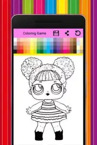 coloring book for dolls surprise HD Screen Shot 0