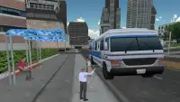 Coach Bus Driving Transport 3D Screen Shot 5