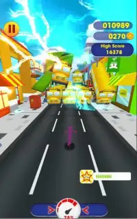 Panther Surfer Pink : Bus & Subway Dash 3D Screen Shot 0