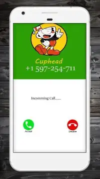 Phone Call Simulator for Cuphead Screen Shot 2