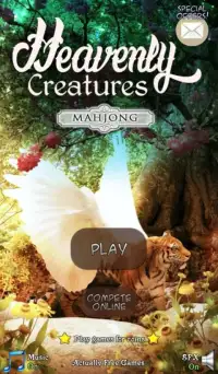 Mahjong: Heavenly Creatures Screen Shot 4