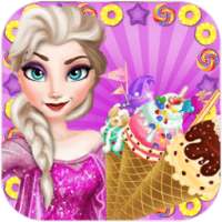 Ice Queen Making Ice Cream-Cooking Game